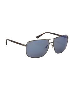 Gucci Gg0065sk 003 Aviador Azul Espejo Plateado Original