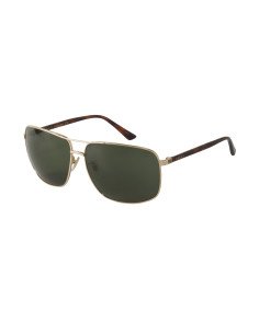 Gucci Gg0065sk 004 Aviador Gris Dorado Clasico Original Icon