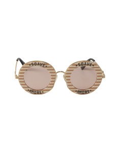 Gucci Gg0113s 009 Round * Soave * Amore * Rosa Blanco Icon