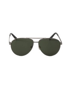 Gucci Gg0137s 003 Aviador Gris Plateado Clasico Original