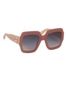 Gucci Gg0178s 007 Oversized Square Terracota Cafe degradado Original