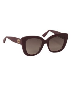 Gucci Gg0327S 006 Square Overseized Vino Degradado