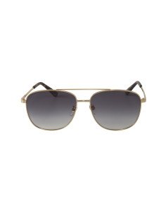 Gucci Gg0410sk 003 Aviator Gris Degradado Dorado Original