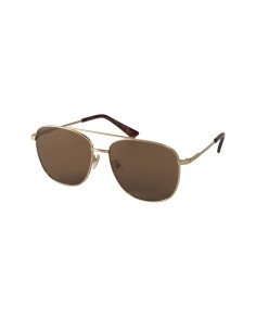 Gucci Gg0410sk 004 Aviator Cafe Ambar Dorado Original Gota