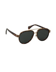 Gucci Gg0447s 004 Aviator Carey Verde transparente Original