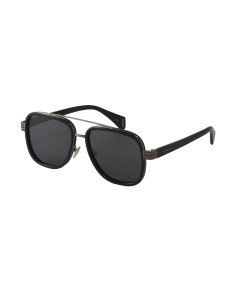 Gucci Gg0448s 001 Aviator Negro Gris Acetato Original