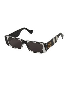 Gucci Gg0516S 011 Rectangle Shape Negro Blanco Zebra Original