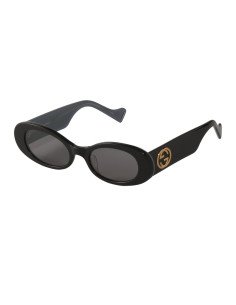 Gucci Gg0517S 001 Oval Shape Negro Transferencia Blanco Original