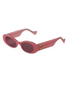 Gucci Gg0517S 003 Oval Shape Rosa Fucsia Espejo Original