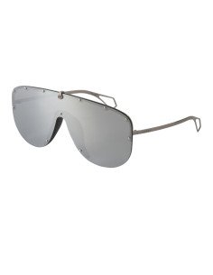 Gucci GG0667S 002 Aviator Fashion Plata Gris Original