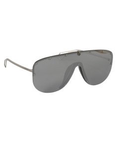 Gucci GG0667S 002 Aviator Fashion Plata Gris Original
