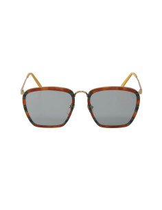 Gucci Gg0673S 003 Square Metal Naranja Verde Original