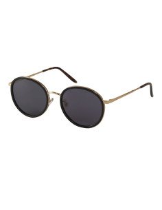 Gucci Gg0677SK 001 Round Metal Negro Dorado Original