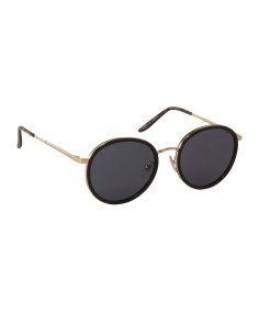 Gucci Gg0677SK 001 Round Metal Negro Dorado Original