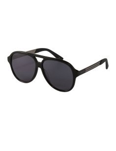 Gucci Gg0688S 001 Aviator Metal Negro Gris Original Clasico