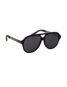 Gucci Gg0688S 001 Aviator Metal Negro Gris Original Clasico