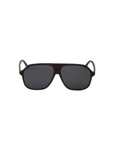 Gucci Gg0734S 001 Square Aviator Negro Gris Original