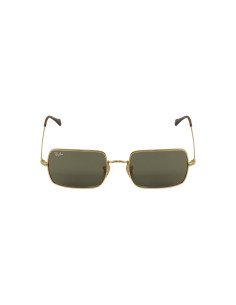 Ray Ban RB1969 9150B1 Rectangle Negro G-15 Dorado Original