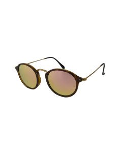 Ray Ban Rb2447 1160/z2 Round Fleck Cafe Carey Rosa espejo