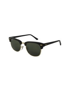Ray Ban Rb3016 W0365 Clubmaster Negro G-15 Dorado Original