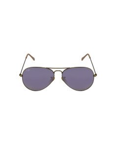Ray Ban Rb3025 167/1r Aviator Polarizado Lila Espejo Bronce