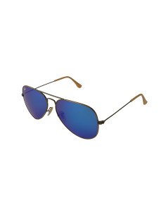 Ray Ban Rb3025 167/68 Aviator Azul Marino Espejo Bronce