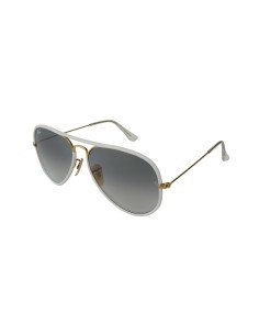 Ray Ban Rb3025jm 146/32 Aviator Blanco Gris Full Color