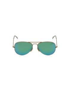 Ray Ban Rb3025 112/19 Aviator Verde Espejo Dorado Piloto