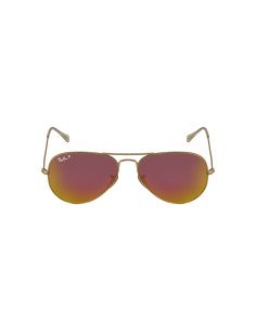 Ray Ban Rb3025 112/1Q Aviator Pink Cyclamen Gold Polarized