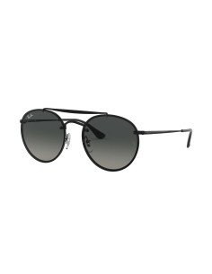 Ray Ban Rb3614n 148/11 Round Double Bridge Blaze Negro Gris degradado