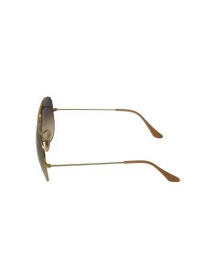 Ray Ban Rb3026 112/85 Aviator Cafe Gradiente Dorado Gota Grande