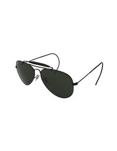 Ray Ban RB3030 L9500 Aviator outdoorsman Negro G-15 Cola de rata