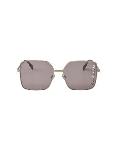 Miu Miu MU 51YS 1BC-03V Square Shape Silver Violet Mirror