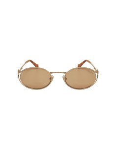 Miu Miu MU 52YS 5AK-10B Oval Shape Orange Gold