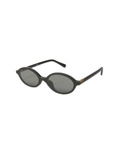 Miu Miu MU 04ZS 1AB-5S0 Oval Shape Black Gold