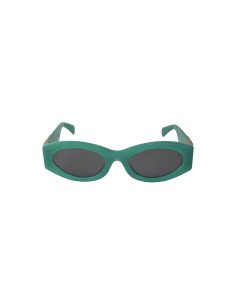Miu Miu MU 11WS 15H-5S0 Oval Shape Green Dark