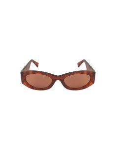 Miu Miu MU 11WS 4BW-ZZ1 Oval Shape Brown Tortoise