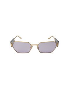 Miu Miu MU 53WS ZVN-05S Square Shape Pale Gold Violet