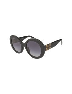 Miu Miu MU 11YS 1AB-5D1 Round Shape Black gold