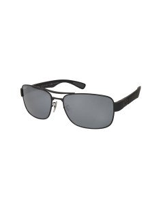 Ray Ban RB3522 006/82 Square Shape Plata espejo Negro