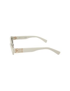 Miu Miu MU 09YS 142-5S0 Oval Shape White Black