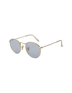 Ray Ban Rb3447 001/62 Round Metal Azul Transparente Dorado