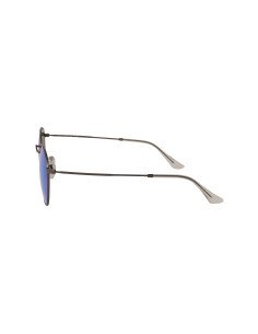 Ray Ban Rb3447 029/17 Round Metal Azul Espejo Gris Original
