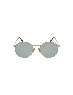 Ray Ban Rb3447n 001/30 Round Metal Flat Lenses Plata Dorado