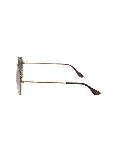 Ray Ban Rb3540 198/7x Round Double Bridge Lila Espejo Bronce