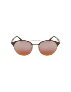 Ray Ban Rb3545 9006/a8 Round Double Brigde Grande Rosa Rojo