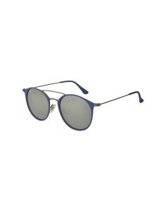 Ray Ban Rb3546 90109u Round Metal Highstreet Azul Espejo