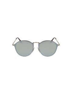 Ray Ban Rb3574n 003/30 Round Metal Blaze Plata Espejo Gris