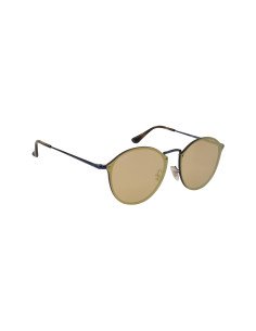 Ray Ban Rb3574n 90387j Round Metal Blaze Amarillo Azul | Sunnies.uno