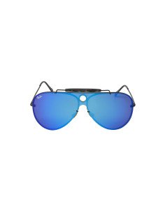 Ray Ban Rb3581n 153/7v Aviator Shooter Blaze Azul Espejo